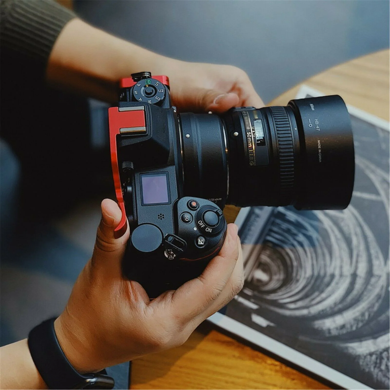 Cozyshot Alluminio Pollice In Su Impugnatura Per Scarpe Calde Per Nikon Z7/Z6/Z5/Z6 Ii/Z7 Ii