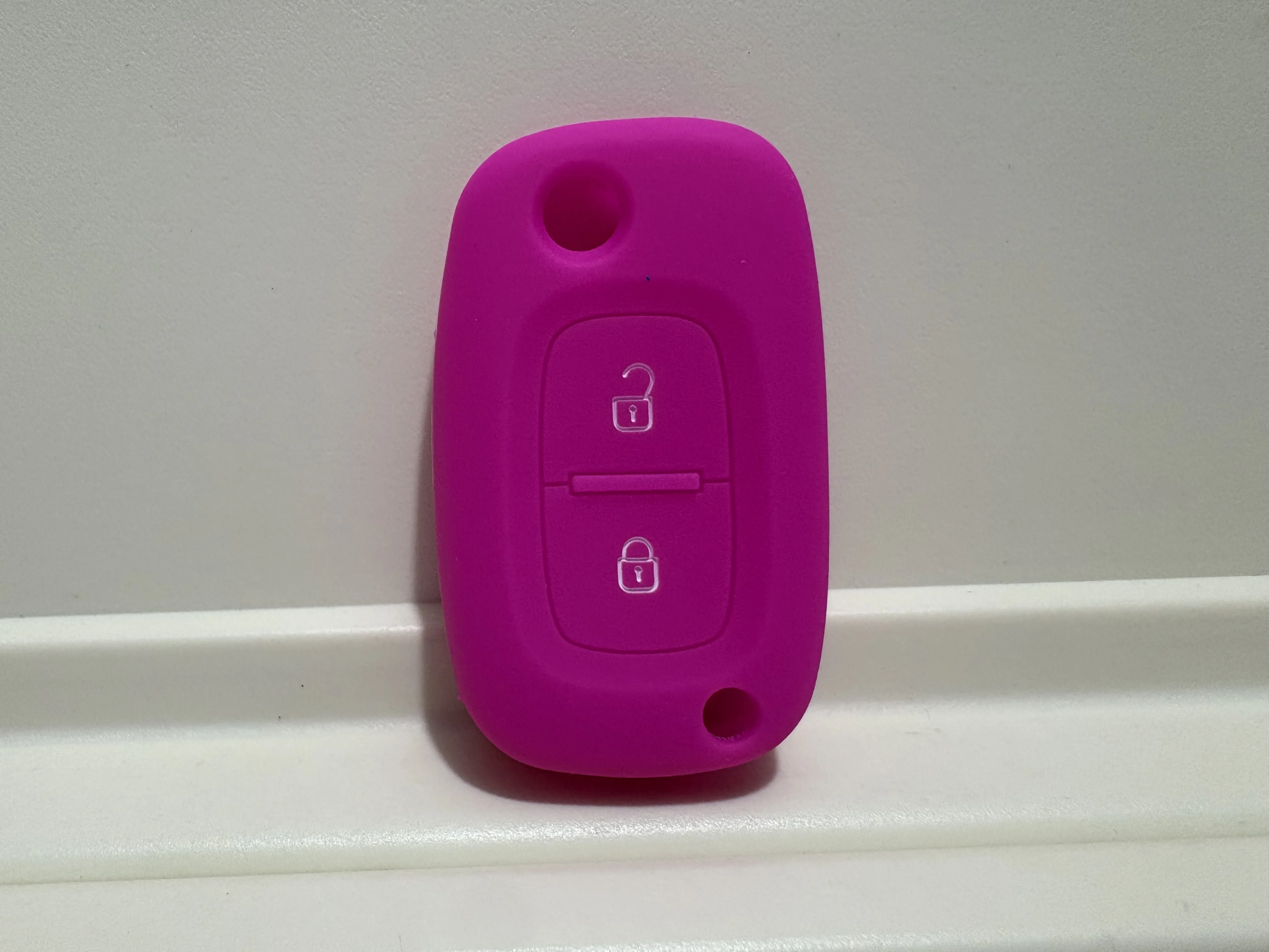Premium Silicone Car Key Cover Case - Durable Flip & Fold Protection