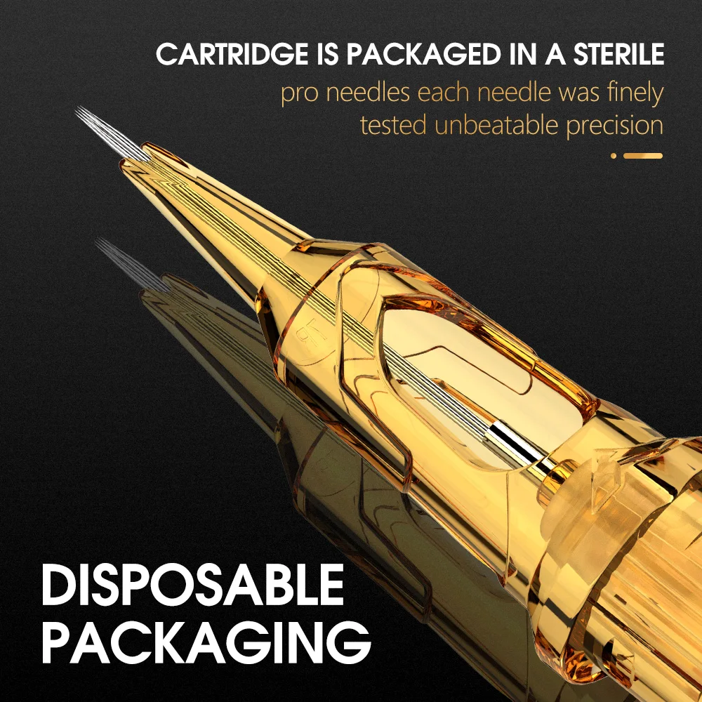 Tattoo needles 20pcs 0.25mm 0.3mm 0.35mm Round Liner Shader Magnum Tattoo Needles 1RL 3RL 5RL 7rm 9rm