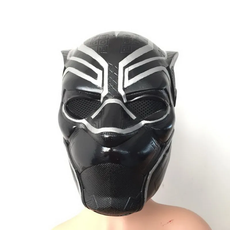 Máscara de pantera preta cosplay capitão américa