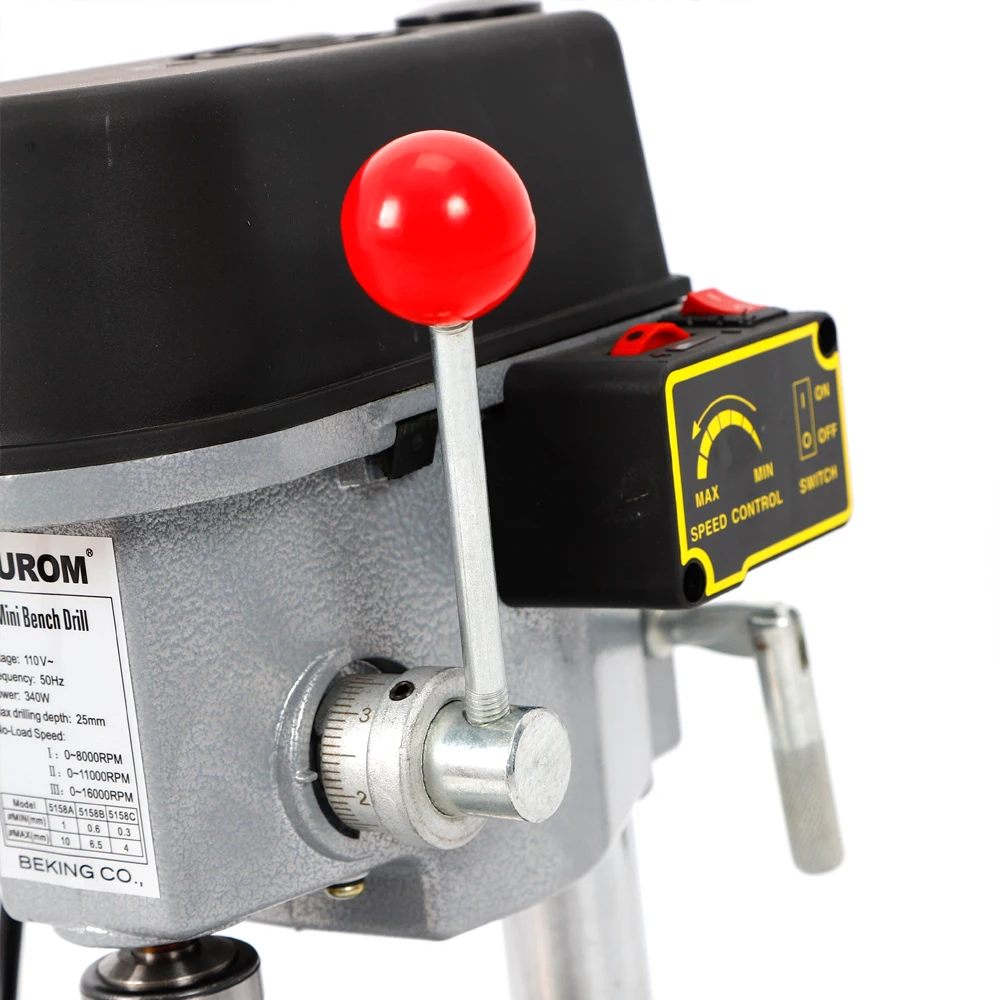 High Speed Mini Drilling Machine 340w Drilling Chuck 1-10mm Bench Machine Table 6