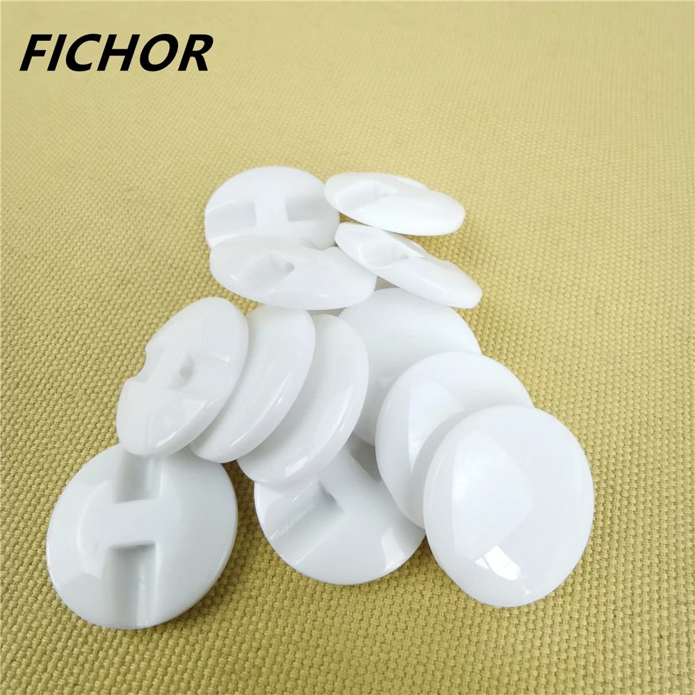 10 pcs 21.5mm White Resin Buttons Apparel Sewing Accessories DIY Garment Shirt Eye Cat Stone Toy Decorative Eyes 3