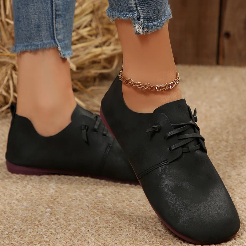 Woman Shoes Flat Heels Casual Shoes For Women's 2025 New Zapatos De Mujer Elegant Autumn Flats Women Footwear Casual Sneakers