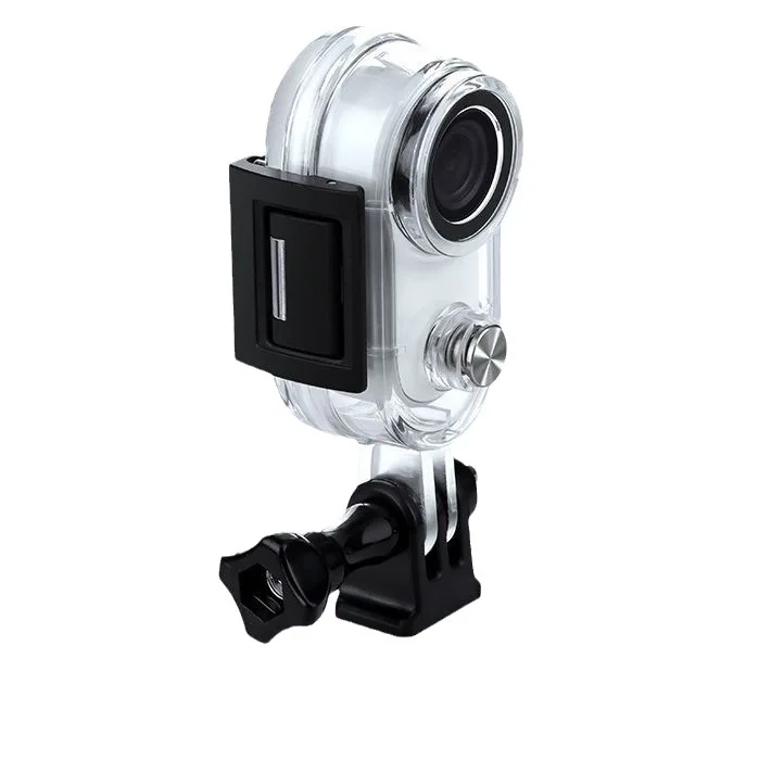IEago Boîtier Étanché 60m Pour Insta360 GO 3 - Coque De Plongée Sous-Marine Avec Verre Optique Et Adaptateur De Montage