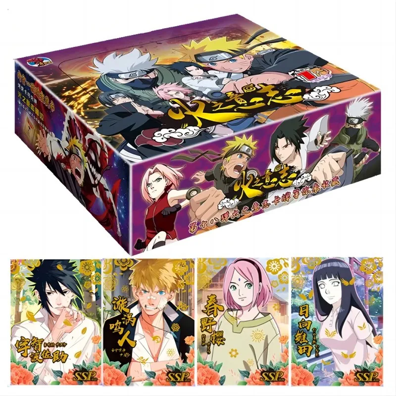 

New Naruto Cards HY-1801 Combination CP SSP Naruto Sasuke SP Tsunade Cartoon Anime Limited Flash Card Kids Birthday Gift Toy