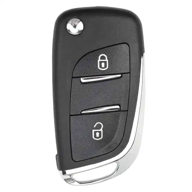 Dahai modificado remoto escudo da chave DO carro Caso da aleta Para Peugeot 207 307 308 407 Para Citroen C2 C4เบอร์ลิน 2