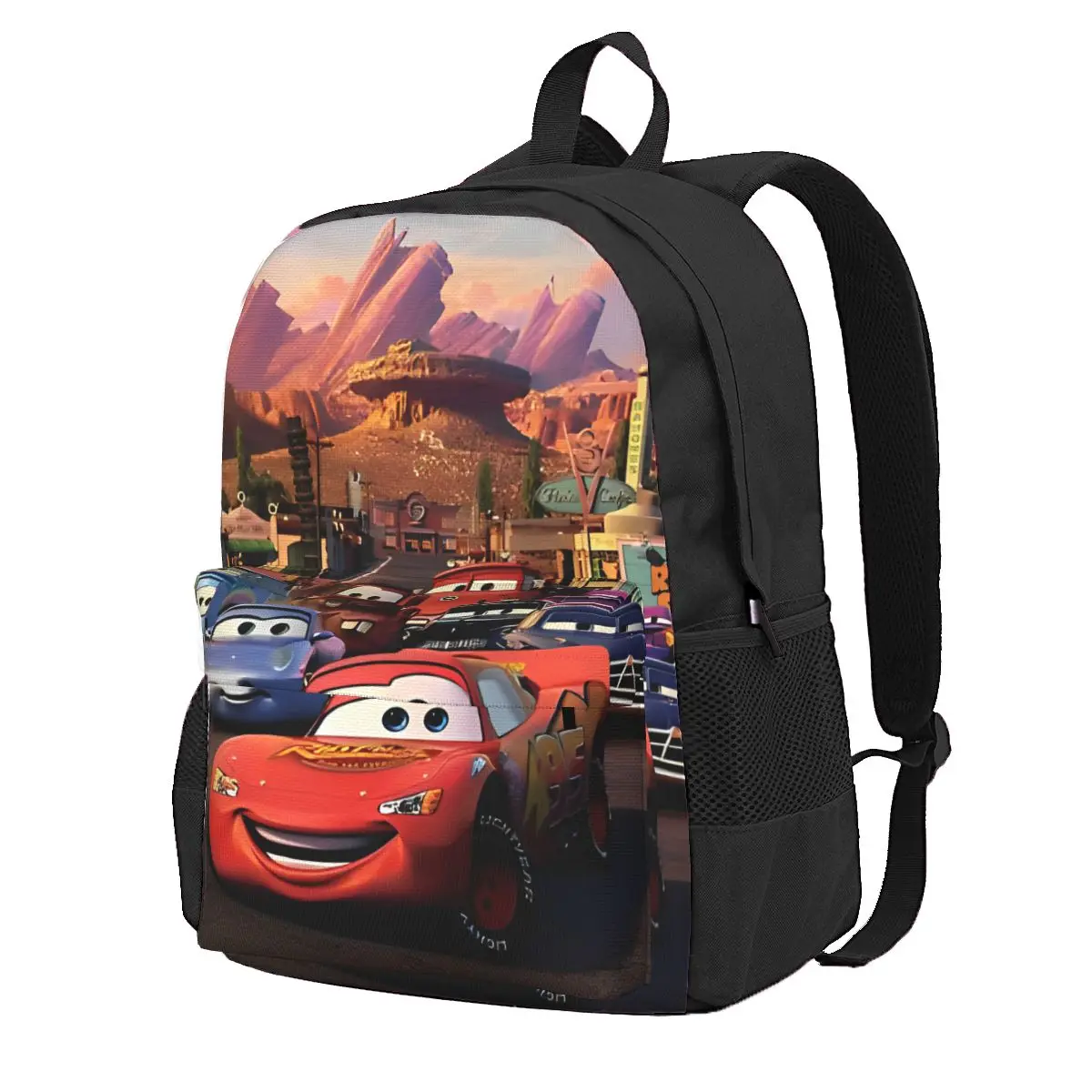 thumbnail image 1 of Mochila Lightning McQueen para mejores amigas, para mujer, con estampado 3D, para estudiantes, escuela, portátil, gran capacidad, 1 of 5