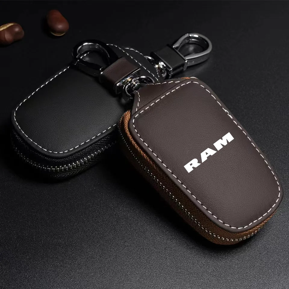 PU Car Remote Key Case Cover Shell keychain for Dodge RAM SRT 1500 2500 3500 2014 2015