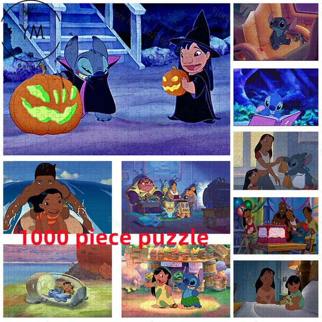 Disney Puzzles Toys Cartoon Lilo & Stitch 1000 Pieces Adults Puzzle For  Adults Children Educational Toys Collection Gifts - Puzzles - AliExpress