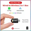 XUDA 2in1 Wireless CarPlay AI Mini Box Android Auto Box Plug&Play Automatic Connection Compatible with 99% of Cars For Car Radio 2