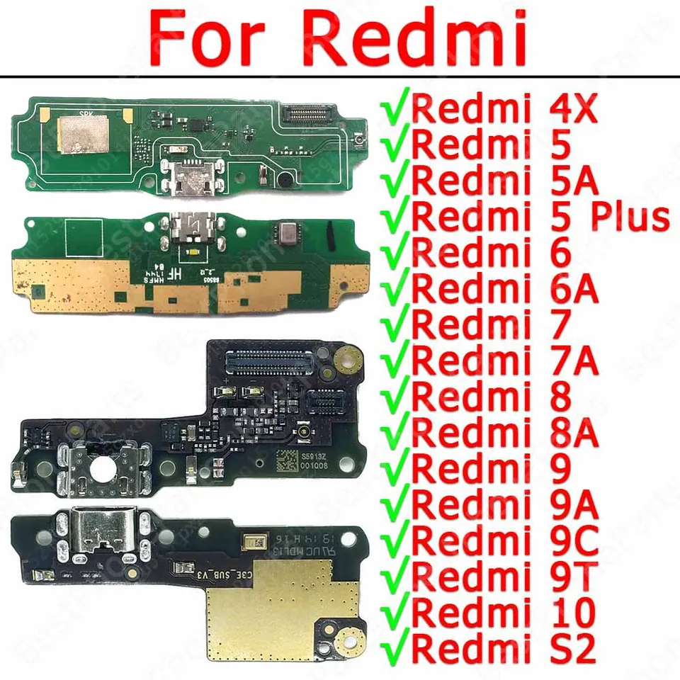 Circuit Connecteur De Charge Pour XIAOMI REDMI 7A + Outils - Neuf Sous Emballage