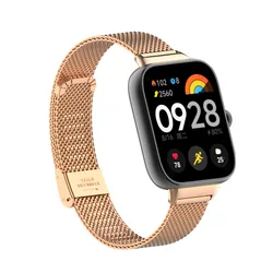 Premium Stainless Steel Metal Strap for Smartwatch - Elegant Watchband Bracelet (3)