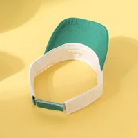 Summer Sun Hats Boy Girl Kids Embroidered Visor UV Protection Top Empty Solid Sport Tennis Golf Running Sunscreen Baseball Cap 6