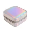 Jewelry Travel Case with Mirror,Small Travel Jewelry Organizer, Portable Jewelry Box Travel Mini Organizer Portable Display 4