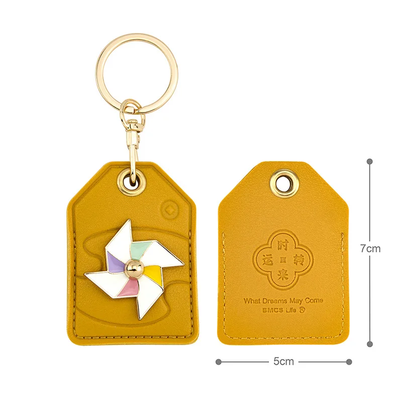 Floral Keychain Airtag Holder - Protective Cover with Key Ring