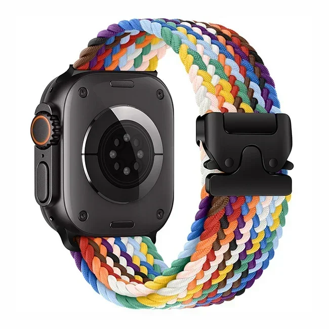 Braided Solo Loop Strap for Smartwatches - Premium Elastic Band Design