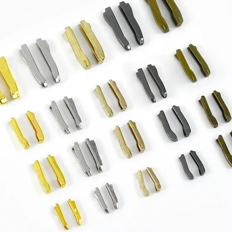 Kit Riparazione Cerniere Doppie Aperte - Perni Di Inserimento #8 Per Cappotti E Giacche (10 Pezzi) - Foto 3