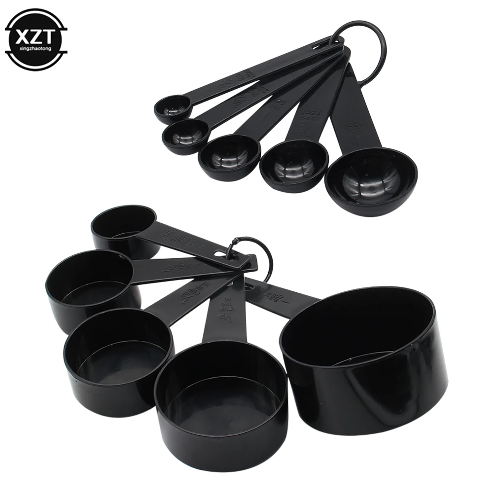 Hot Sale 10pcs/Set Measuring Tools Kitchen Measuring Spoons Teaspoon Sugar Scoop Cake Baking Flour Measuring Cups Cooking Tools
