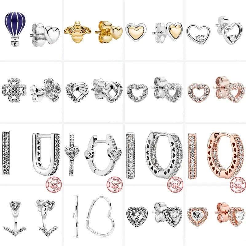 

Серьги-гвоздики женские из серебра 100% пробы с цирконом