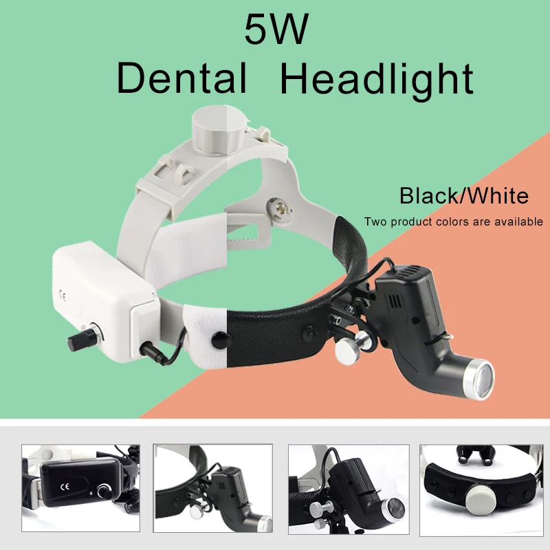 

5W ENT Dental LED Head Light Lamp Medical Surgery LED Headlamp Ajustable Dental Lab Headlamp Surgical Dental ENT Surgical