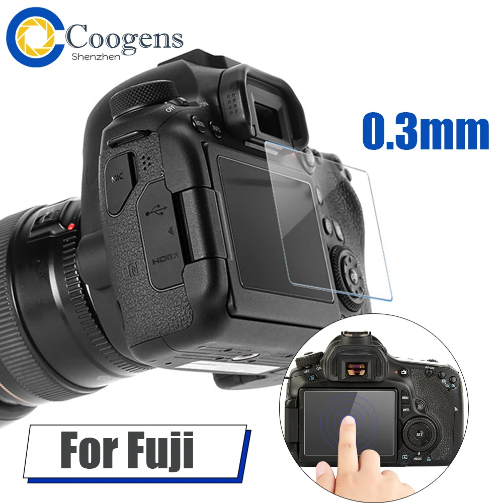 9H Lcd Camera Screen Protector Cover Pellicola In Vetro Temperato Per Fuji Xpr02 X100T Xe2 Xh1 X100F Xe2S X-T100 X-T3 Xf10 Accessori