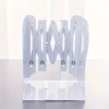 Adjustable Desktop Bookends Book Stand Bookend Iron Desktop Art Non Slip Rack Shelf Holder School Stationery Office Accessories 6
