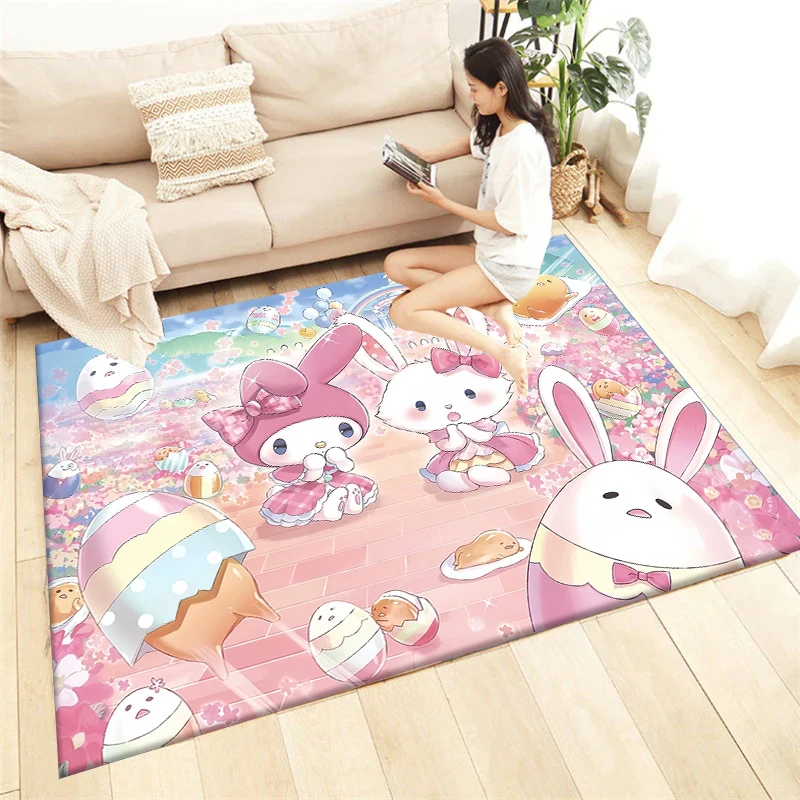 

Коврик Sanrio с HD-печатью, украшение для гостиной, дивана, стола, Нескользящая подушка для кресла, шезлонг