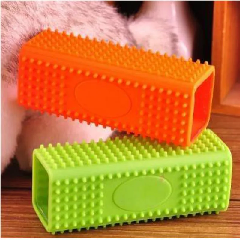 

Latest Silicone Column Sticky Brush Hair Removal Comb Pet Dog Cat Sticky Hair Comb Cat Grooming Supplies