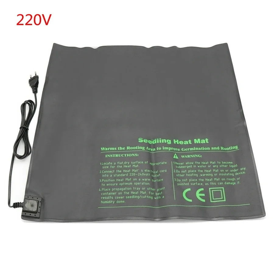 52x52cm 45W Seedling Heat Mat Plant Seed Germination Warm Hydroponic Heating Pad