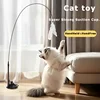 Simulation Feather Bird Interactive Cat Toys Funny Bird with Bell Cat Stick Toy for Kitten Playing Teaser Wand Toys Cat Supplies 2