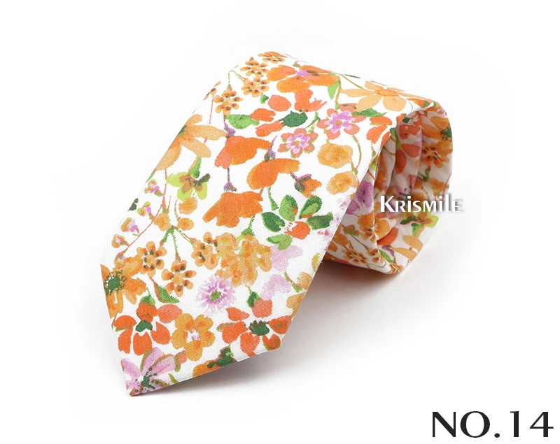 47 Styles Floral Ties For Men Women Elegant Beautiful Flower Printed Necktie Narrow Skinny Cravat Fit Wedding Party Workplace