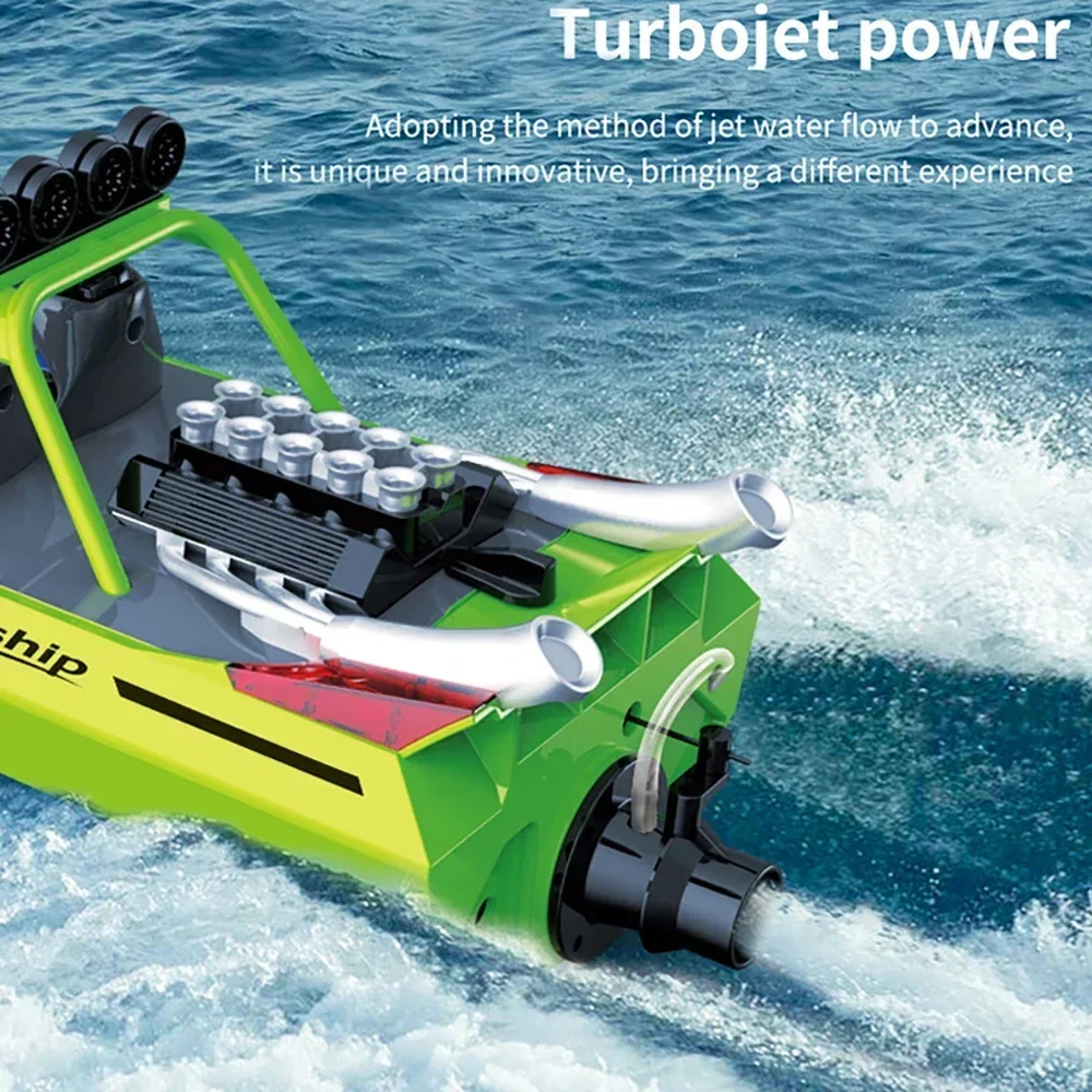 2.4GHz TY725 RC TURBOJET PUMP High-Speed Remote Control Jet Boat Low Battery Alarm Function Adult Children Toy Gift remote control boat