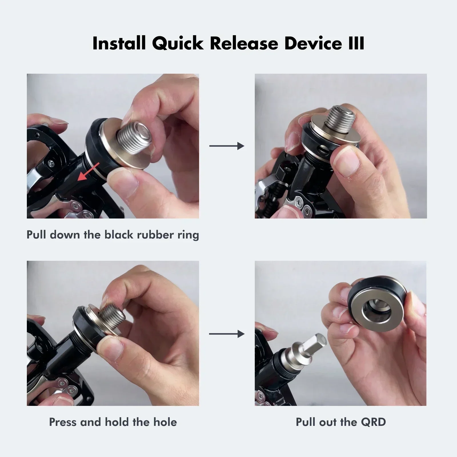 Wellgo Pedal Quick Release Device R120B QRD QRD3 Mountain Bike
