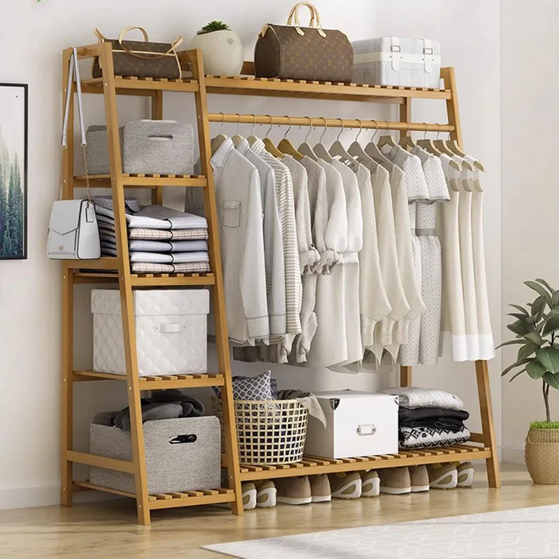 

Accent Cabinet Coat Rack Wooden Italian Storage Space Saving Minimalism Shelf Hangers Wieszaki Na Ubrania Postmodern Furniture