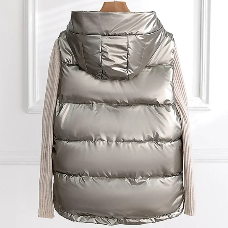 New Bright Face Color Matching Short Coat Women Autumn and Winter Style Korean Loose Fashion Stand-up Collar Bread Jacket Women