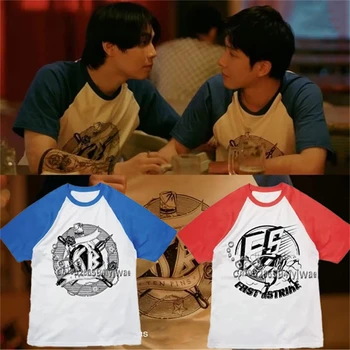 Thai drama The Heart Killers Kant And Bison Same Style Casual T-Shirt O-Neck Street Couple'S Shirt Summer Men'S Women'S T-Shirts 1