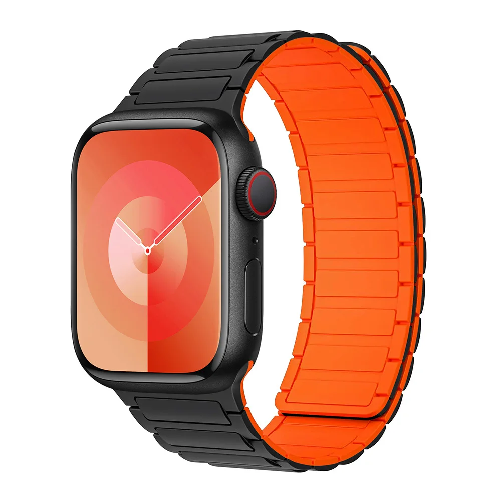 Silicone Magnetic Bracelet for Apple Watch - Universal Fit Strap