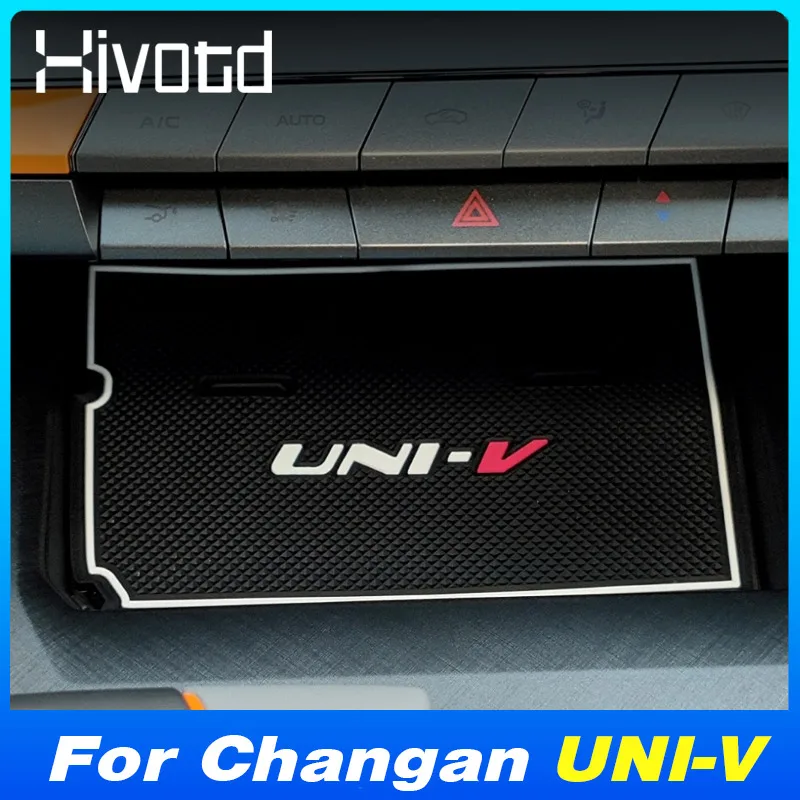 

Car Door Rubber Mat Non-slip Drink Cup Gate Slot Pad Protictive Parts For Changan UNI-V 2022-2023 Interior Accessories Styling