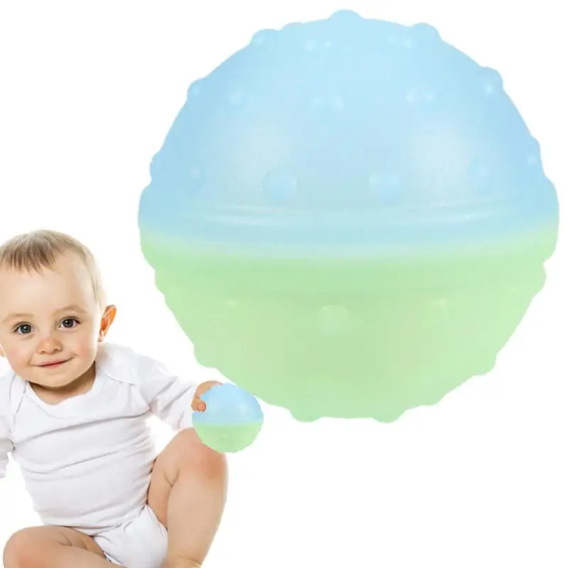 

Silicone Balls For Kids Textured Sensory Balls For Children Portable Bouncy Balls For Spray Water Soft Toys For Tactile