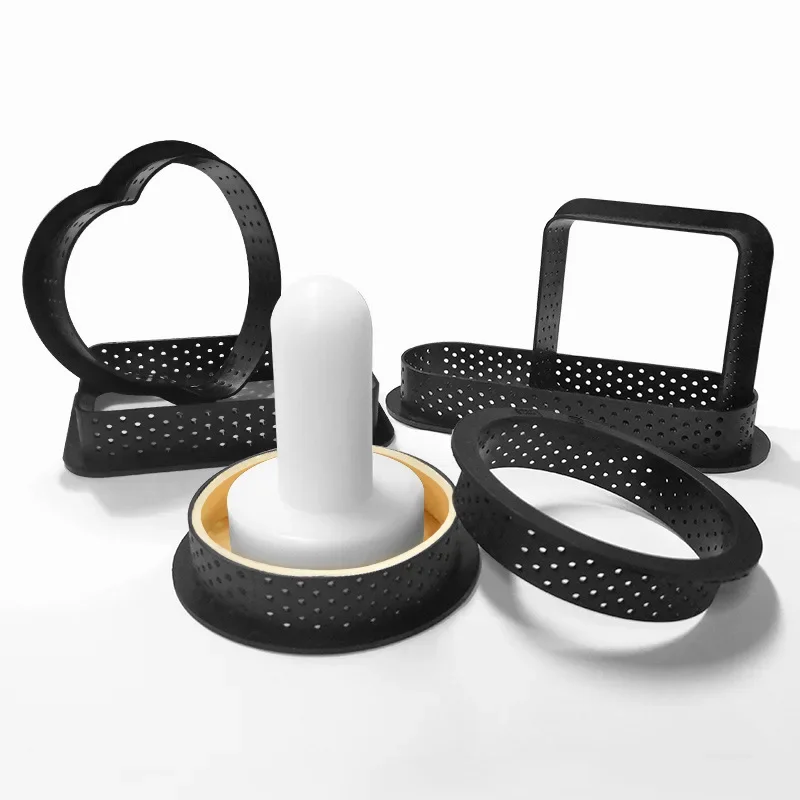 

1/5PCS Baking Tool Round Tower Ring Cutting Mold Plastic Ring Mousse Cake Ring French Cheese Tower Ring Mousse Ring