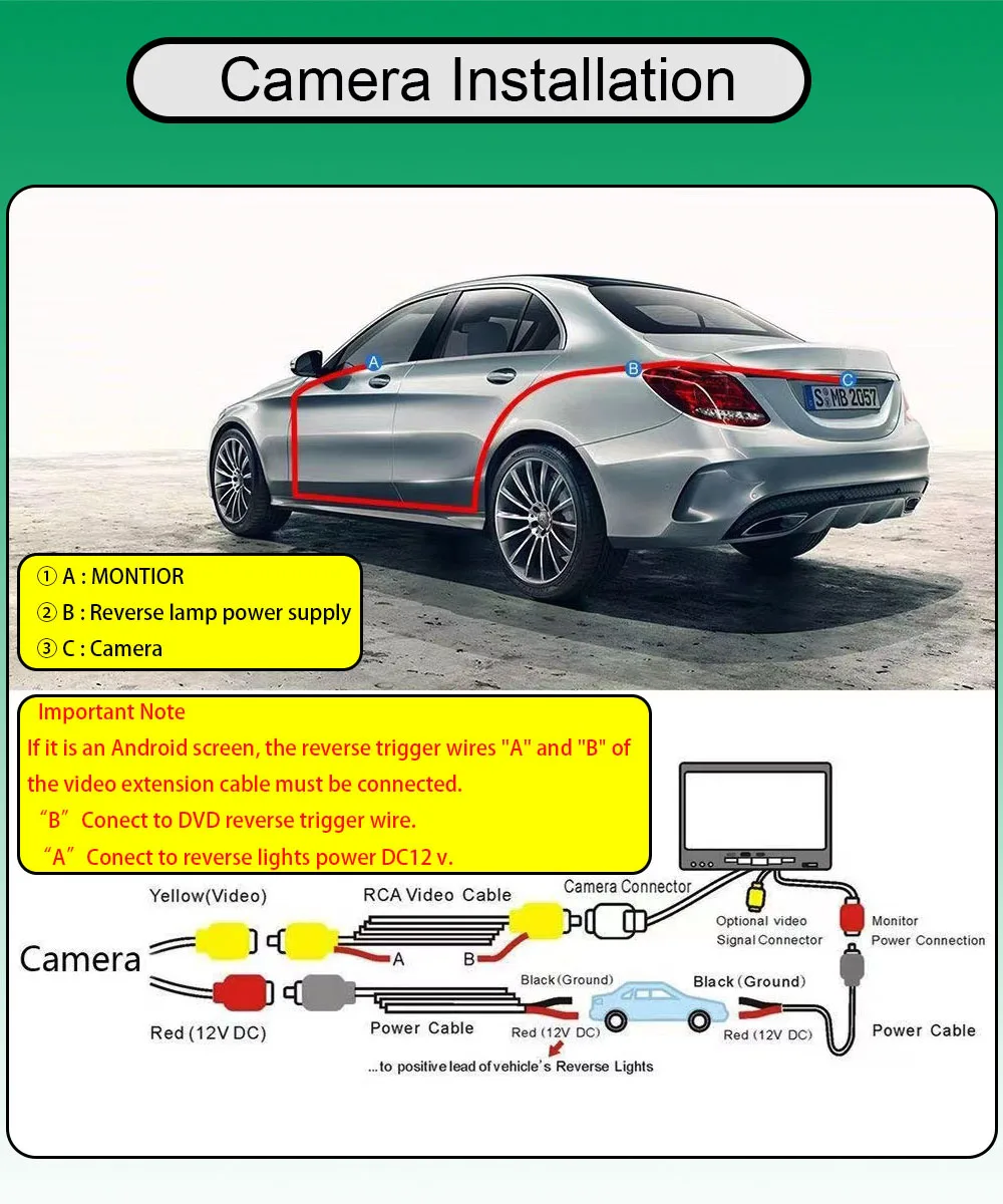 Canbus Dynamic Traject Rückfahrkamera für Skoda Superb Combi Limousine 2015–2025, funktioniert mit MQB-System, HD-Rückfahrkamera – Detail 13