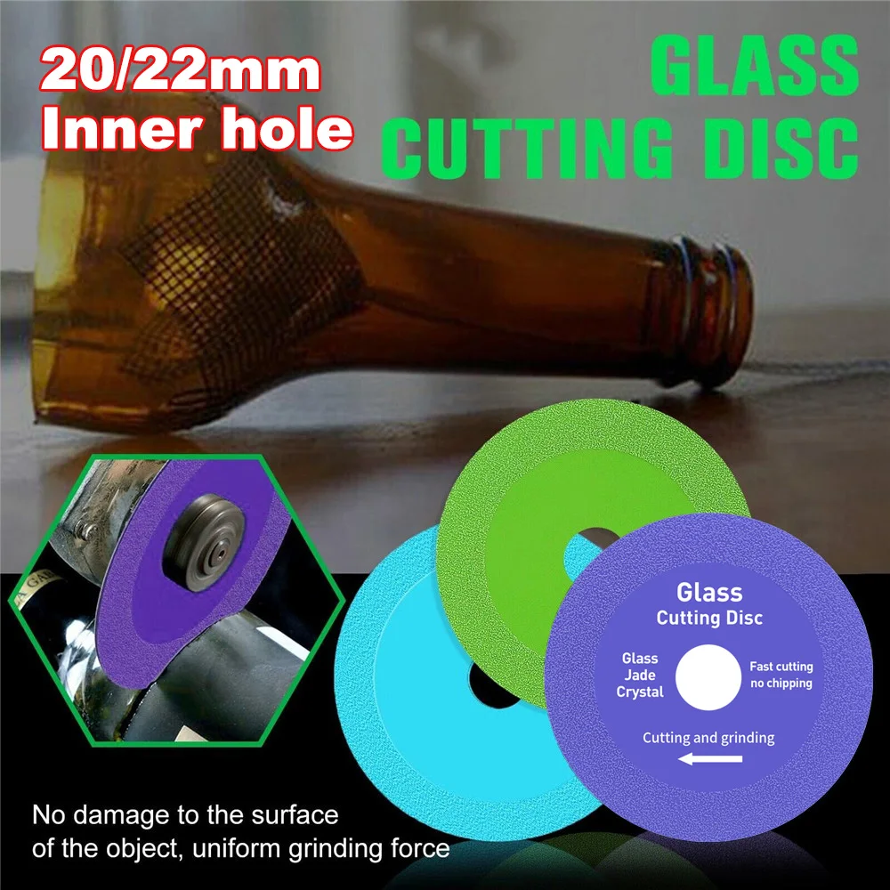 

20/22mm Inner hole 100mm Glass Cutting Disc Diamond Marble Saw Blade Ceramic Tile Jade Special Polishing Cutting Blade