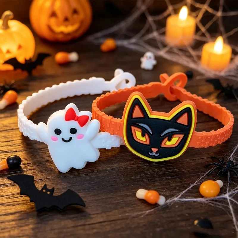 Halloween Cartoon Wristbands – Fun, Lightweight Bracelets for Parties and Daily Wear