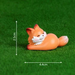 Adorable Miniature Fox and Rabbit Ornament (4)