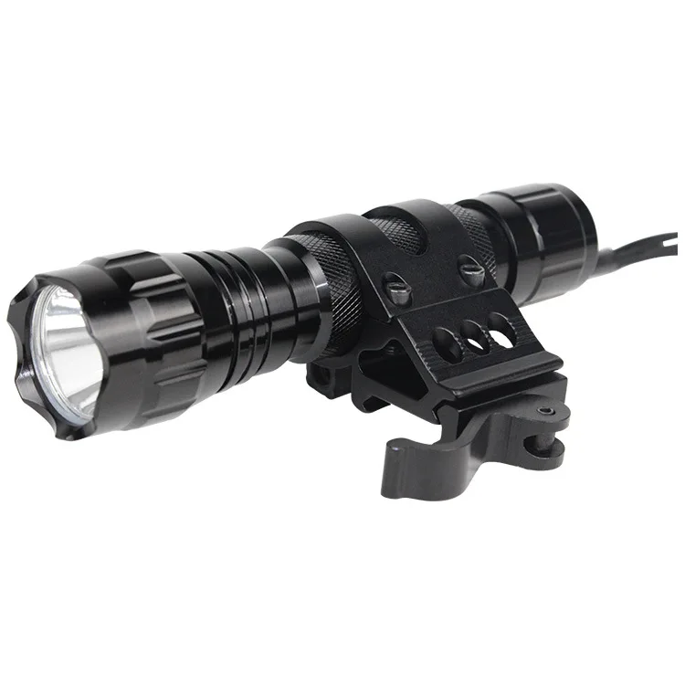 45 Degress Offset Tactical Flashlight Mounts Dia 25.4mm Torch Mount Clip for 20mm Picatinny Weaver Rail Base Hunting Accessories