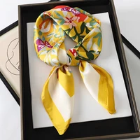 2024 Luxury Square Silk Scarf for Women Hijab Hair Bands Neckerchief Female Satin Shawl Ribbon Headband Fashion Wraps Bandana - Image 5