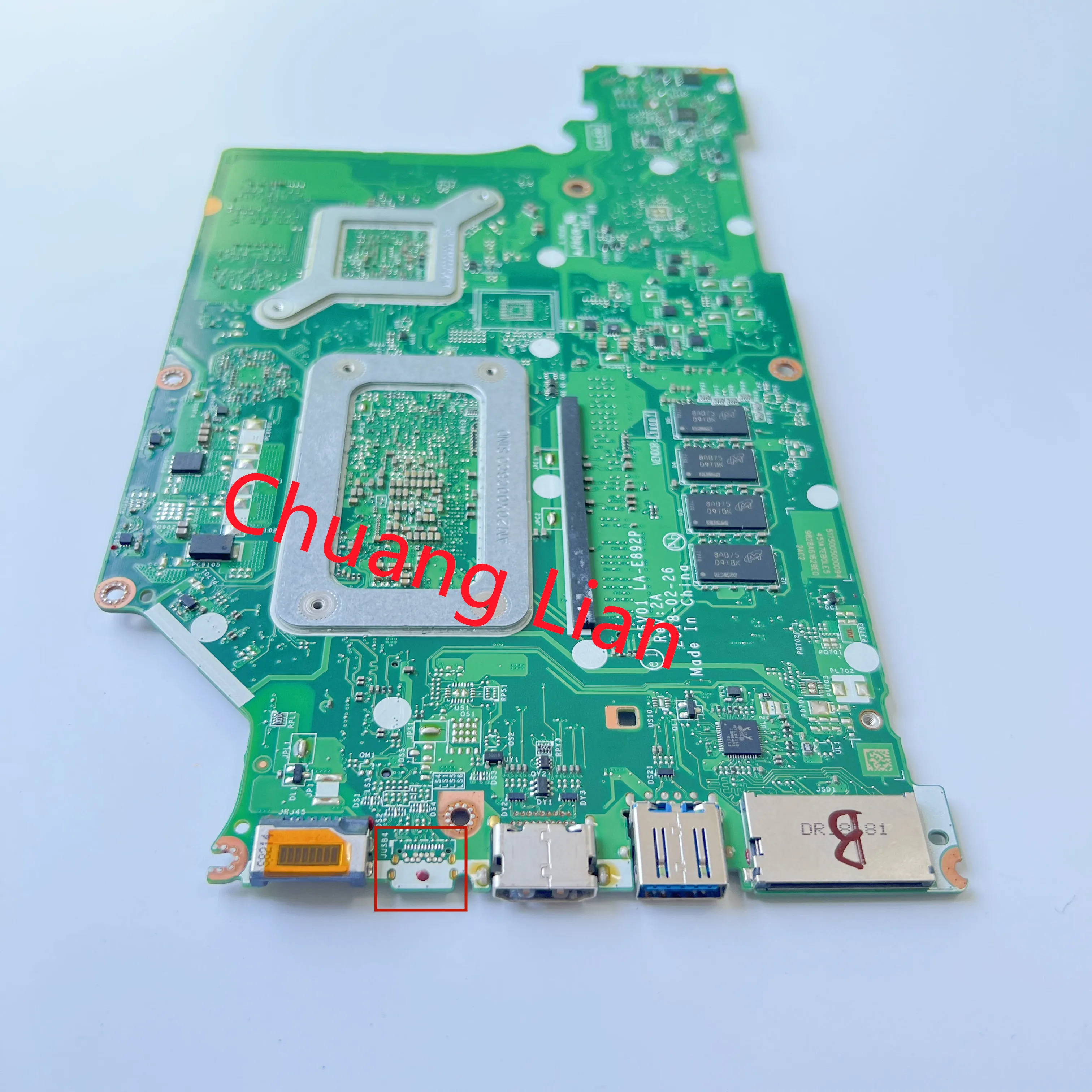 LA-E892P For Acer Aspire N17C4 A515-51G A615-51G A315-53G Laptop Motherboard  With CPU i5-7200U 4G-RAM GPU N16s-GTR-S-A2  2GB