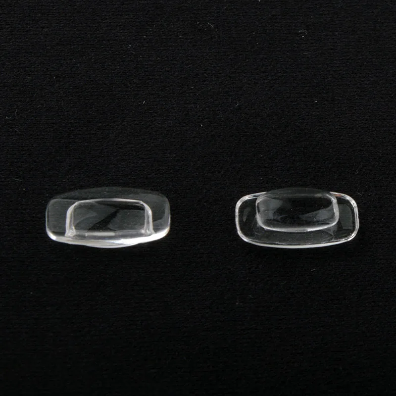 Glasses Nose Pads 50Pairs(100pcs) 5.6x10.7mm Silicone Eyewear Nose pad Repair Accessory Push in CY062
