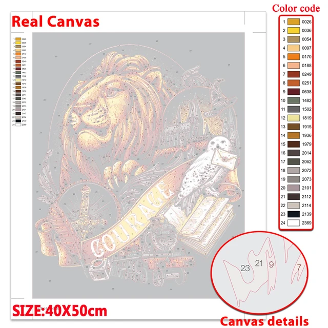 Paint Numbers Adults Canvas Kits  Pictures Numbers Coloring Witch -  Numbers Adults - Aliexpress