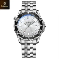 BINBOND Top Brand Casual Fashion Ultra-thin Sea Horse Series Quartz Mens Watches 30M Waterproof Luminous Sports Mens Watches 1